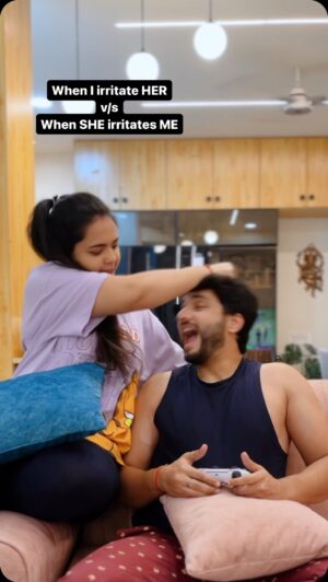 Marina Abraham Instagram - Beware of your Wife 😰 🫡

#couplegoals #husbandandwife #trendingreels #trendingnow #reelsinstagram #trendingsongs #reelsvideos