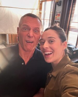 Marina Squerciati Instagram - And just like that...we back! Missed you loads. #ChicagoPD #HIATUS #IGhiatus #sorryaboutthat #myboys #mycrew #family #wolfpack #paddyflueger #laroycehawkins #voight #burzek #jasonbeghe