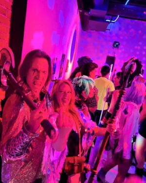 Marisha Ray Instagram - Battle Disco X Disco Druid

Happiest of birthdays to @mikediva & @whitneysmoore, who always throw the dopest parties in the thirty mile zone! Love these kids! 💗🪩