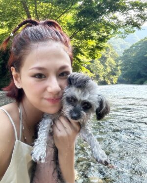 Mariya Nishiuchi Instagram - ろろ〜〜🐶