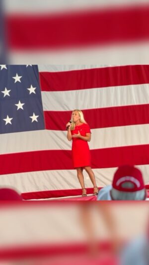 Marjorie Taylor Greene Instagram - When I first ran for Congress, my campaign slogan was “Save America, Stop Socialism.”

After working with Democrats in Washington like #ComradeKamala, I changed my slogan.

Now, it’s “Save America, Stop COMMUNISM.”