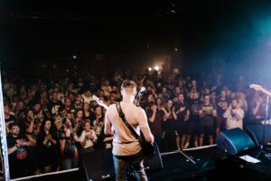 Mark Andrews Instagram - Today marks TEN YEARS (🤯) since the first ever Junior show! 

In those 10 years we’ve had some sick memories of playing shows all over the place. 

Download Festival, headline shows at The Dome, a tour across Canada, and countless gigs across the UK. 

The best bit has been getting to meet so many people: bands, photographers, drivers, people who let us crash on their floors, and of course: fans. Y’all are the best. 

Let’s do another 10 years, shall we? 

📸: @ashleabeaphoto / @schmannly / @_lifethroughacanonlens