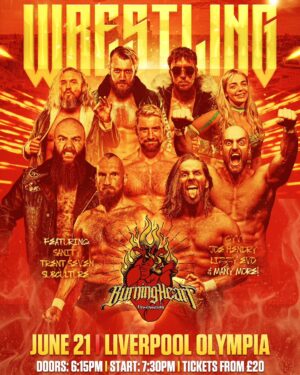 Mark Andrews Instagram - Liverpool Olympia X Burning Heart

Friday June 21st = STACKED 🔥❤️

Link to tickets in our bio 🎟