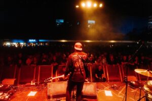 Mark Andrews Instagram - Today marks TEN YEARS (🤯) since the first ever Junior show! 

In those 10 years we’ve had some sick memories of playing shows all over the place. 

Download Festival, headline shows at The Dome, a tour across Canada, and countless gigs across the UK. 

The best bit has been getting to meet so many people: bands, photographers, drivers, people who let us crash on their floors, and of course: fans. Y’all are the best. 

Let’s do another 10 years, shall we? 

📸: @ashleabeaphoto / @schmannly / @_lifethroughacanonlens