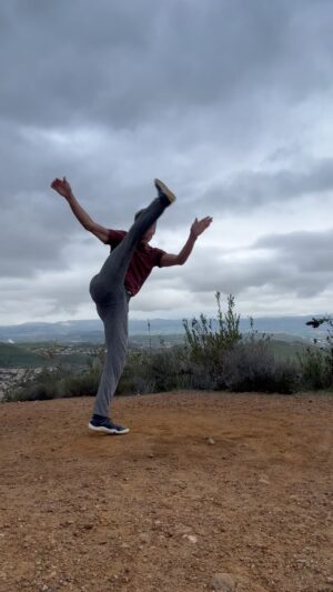 Mark Dacascos Instagram - Shortly after the previous post…still on mountain working my basics and preparing for classes back at @bbcc.capoeirabatuque with @mestre_amen_santo_ 🙏🏽🤙🏽❤️ #basics #terraintraining #nature