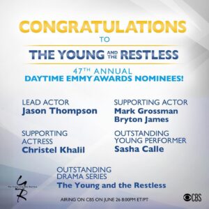Mark Grossman Instagram - Wow! What an honor to be nominated. Congrats to all the nominees. See everyone on June 26th on @cbstv #yr
