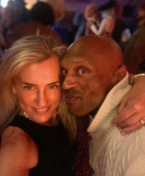Mark Rhino Smith Instagram - Big up Wifey 😍 Happy Birthday @simoneyoungsmith May your day be as amazing as you are 🙏🏾 Happy Birthday gorgeous. Thank you looking after me and the family @brodietyyoungsmith and lil Rhino.  Love 
you always. ❤️🎂