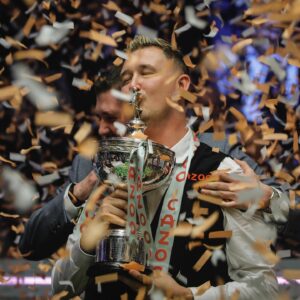 Mark Watson Instagram - NEW PODCAST EPISODE 🚨👑

@kyrenwilson147 joins Stephen Hendry, Mark Watson and @timkeypoet backstage at the Crucible as he gives his reaction to becoming World Champion for the very first time! 🏆

LISTEN wherever you get your podcasts from or head to our story or bio link 📲