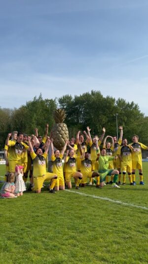 Mark Watson Instagram - What a game. The Eggs pull through after a biter of a penalty shootout, with formidable opposition by Chicken City. Happy with that. 

Fantastic work to Horne and everyone at @cheshamunitedfc and @cheshamunitedladiesfc for sorting it out. Content to follow.
