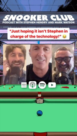 Mark Watson Instagram - Technology in sport? 🕹

Former Premier League ref Mike Dean gives his view... and Mark just hopes Stephen isn’t in charge of it! 😂

#SnookerClub