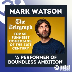 Mark Watson Instagram - Where in that 50 you might ask? Don’t worry about it. Top 50 nonetheless.