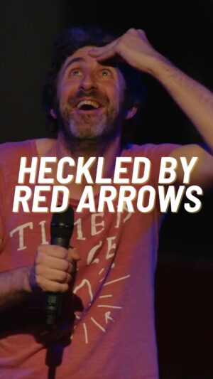 Mark Watson Instagram - Just when you think you’ve heard every heckle…

ARE YOU IN OR NEAR PONTARDAWE, STIRLING OR DUNDEE? Well I’m doing stand up there soon. Come see me. This probably won’t happen.

Filmed by @nextupcomedy at my Edinburgh Fringe show.

#markwatson #heckler #redarrows #plane #taskmaster #standup