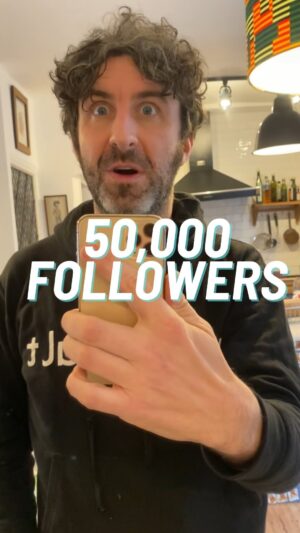 Mark Watson Instagram - 50,000 of you. I have no idea how that happened. Will get locked out of more places in due course. Thank you and as you were.

#markwatson #taskmaster #lockedout #localhero