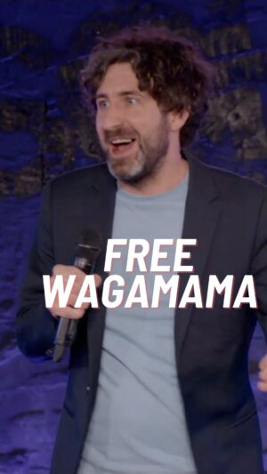 Mark Watson Instagram - Bit of #standup about getting free #wagamama. Not exactly how I thought it’d go but a win’s a win. 

Clips from my @sohotheatre Special on Amazon Prime. 
#reel #fyp #content #noodles #itcrowd #chrisodowd