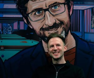 Mark Watson Instagram - That’s a wrap! 🎬

Kicking off the 2024 Cazoo World Championship in style with the Snooker Club LIVE podcast 🔥

Thanks to @laithwaites.wine 😄