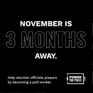 Marque Richardson Instagram - Today is POLL WORKER RECRUITMENT DAY!!! 🖤✊🏿It’s also your chance to help support democracy as a poll worker in your community— and get paaaaaiiid while doing it (even if you’re not old enough to vote!). Sign up to #PowerThePolls today: powerthepolls.org @powerthepolls #NOTLIKEUS