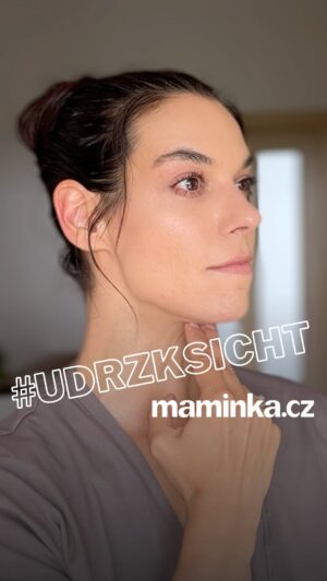 Marta Ondráčková Instagram - Máte kojící podbradek a chcete se ho zbavit? 🤱🏻@martadrimalondrackova vám ukáže jak! 😍 

Nezapomeňte se nás v komentářích zeptat na cokoli, co vás na #udrzksicht zajímá! 💬 Marta na vaše dotazy v příštím díle odpoví. 👇