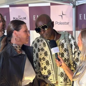 Märtha Louise Instagram - My fiancé @shamandurek and I had the pleasure of attending the @elllenorge party, and again it did not disappoint. It is impressing how they manage to keep the party down to earth and friendly, and at the same time having a guest list filled with the who’s who of Norway where everyone is dressed to a T; a fashionista feast. 

The red carpet was a dazzling spectacle. Everyone looked stunning and dressed to impress in the most fashionable ensembles. I was wearing Hést @heest.no (of course!), feeling amazing in our AW24 leather combo. My awesome fashionista husband to be was in a bohemian chic Holzweiler @holzweiler outfit. 

We had such a fantastic time, filled with hugging, laughing, and being surrounded by so many creative and talented people.

Even the rain couldn’t dampen the spirits. In fact, it added a little extra excitement to the event, making it even more memorable. It was a day of pure joy, celebration, and connection, and I feel so grateful to have been a part of it. 

Clothes @holzweiler @heest.no 
Jewelry @lulufrost 
Photo from @pointdevue 

Thank you again @ellenorge for such an inspiring and great evening where we can break out of the norm and really express ourselves fashion-wise without anyone suggesting anyone is over the top. 

#liberating
