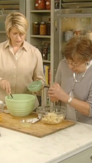 Martha Stewart Instagram - As a child, Martha’s favorite summertime treat was a recipe her mother often made. Big Martha’s summer sherbet is a simple mix of strawberries, bananas, sugar, orange and lemon juice, and milk. The sweet treat comes together quickly, freezes in ice cube trays, and makes a beautiful presentation when served in glass bowls.