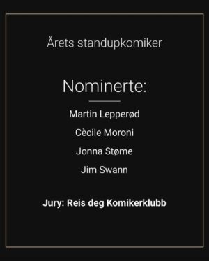 Martin Lepperød Instagram - En stor ære å bli nominert sammen med så mange andre flinke! Jeg heier på alle sammen mens jeg er i Bali med øyeproblemer❤️🙏