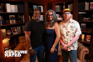Marvin 'Krondon' Jones III Instagram - The Stars Aligned at this years #blerdandboujee event at #SDCC2024 

@omarihardwickofficial has been A1 from Day 1 a true force of love and positive energy. 

@iamrobedwards is a genius level legend in the world of writing and character development! What we are working on will change history! 

Love Light & Learning