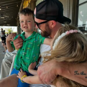 Mary Louis Kanellis-Bennett Instagram - Happy Father’s Day!!! I wouldn’t want to do this crazy life with anyone else!!! We love you to the Moon and Mars and back… what’s next?