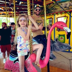 Mary Louis Kanellis-Bennett Instagram - Happy Father’s Day!!! I wouldn’t want to do this crazy life with anyone else!!! We love you to the Moon and Mars and back… what’s next?