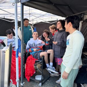 Mary Mouser Instagram - trying to be spoiler-free right now with the bts, but I can’t keep it together for too long so you better go watch the new season of Cobra Kai and get caught up. love these people and so many more. SO GRATEFUL AND THIS FAMILY IS SO BADASS. What was your favorite part from Part 1?