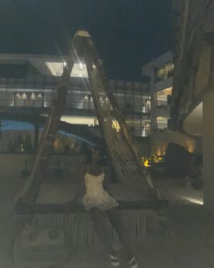 Maryam Basir Instagram - Let’s skip the party and stare at the moon in the hammock for hours