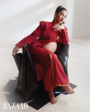 Masaba Gupta Instagram - “I have a very peculiar way of registering and absorbing criticism,” says Masaba (@masabagupta). “It makes me very angry and aggressive, to be honest. It consumes my thoughts day and night.” However, her response to adversity is inspiring. “I always bounce back. In those moments of feeling terrible, I come up with 20 new ideas. My response to criticism is to prove myself by doing better work.”

Read the full cover story at the link in our bio.

Editor and Interview: Rasna Bhasin (@rasnabhasin)
Digital Editor: Sonal Ved (@sonalved)
Photographer: Nishanth Radhakrishnan (@nishanth.radhakrishnan), Feat. Artists (@featartists)
Styling & Creative Direction: Samar Rajput (@samar.rajput05)
Editorial Coordinator: Shalini Kanojia (@shalinikanojia)
Hair Artist: Hrishikesh Naskar (@hrishidoeshair)
Make-up Artist: Sandhya Shekar (@sandhyashekar)
Assistant Stylist: First assistant, Rupangi Grover (@rupangigrover); Second assistants: Nida Shaikh (@duh_rasmalai) and Michelle Lobo (@michellemlobo__)
Production Assistant: Riya Kala (@riya_kala)
Location Courtesy: æquō Gallery (@__aequo__)
Artist PR Agency: Think Ink Communications (@think_ink_communications)

Look 1: Masaba is wearing a Mesh dress, (@bloni.atelier); earrings, (@jewelsbymoksh), (@jewelsbymoksh).

Look 2: Mundu and bralette, (@houseofmasaba); blazer, vintage Mugler (@mugler); bracelet (used on hair) and earrings, both (@jewelsbymoksh). Pocket Chair by designer Sudheer Rajbhar for(@__aequo__); materials: recycled rubber, canva

Look 3: Blazer, (@rajeshpratapsinghworks); veil (draped as a skirt), (@jade_bymk); earrings, (@jessica_mccormack); necklace (used around the waist), (@jewelsbymoksh). Octa Ottoman, single, by designer Florence Louisy for (@__aequo__), materials: stainless steel, magnetic linen cushion.

#HarpersBazaarIndia #BazaarIndiacover #BodyandBeyond