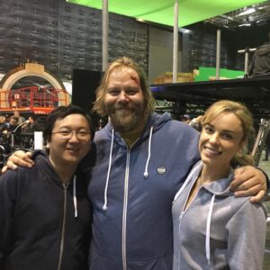Masi Oka Instagram - Thank you to all for making The Meg your #1 movie for the weekend!  We made the movie for the fans and we couldn’t do it without your support.

The submersible crew with @jessica_mcnamee and Darri.

#themeg 
#themegmovie