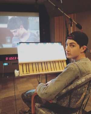 Mason Cook Instagram - I look super serious in this pic but in reality I’m doing ADR for our upcoming Christmas episode which is FREAKING HILARIOUS!