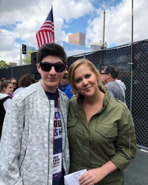 Mason Cook Instagram - I can’t believe it has been one year. Seems like yesterday to me and I wasn’t even personally affected. In the last 12 months I have marched and spoken at the @March4RLivesLA rally & spent time getting to know survivor and activist @cameronkasky but still I can’t even start to understand how the community of #Parkland must feel today. Don’t give up the fight, but today put your focus on sending love and only love. #NeverForget #ParklandStrong