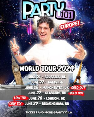 Matt Bennett Instagram - Spring Break tour was PARTY TIME EXCELLENT! Australia, I’m heading your way next! And then UK and Europe, of course! Low ticket earning across the board. Keep an eye on this page I heard a rumor were adding Germany and maybe a few other places to the tour… 😄