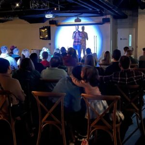 Matt Braunger Instagram - [Backstage before the show]
“You’re gonna do it, Dada! You’re gonna do it great!”
“Thanks Rose”
“Are you gonna sing?” 
😂 ❤️ 🎤 

Rose saw dad at work last night for the first time @ciscobrewersportsmouth. “Go Dada go!” is the best heckle. Thanks Portsmouth 🙏 🍺