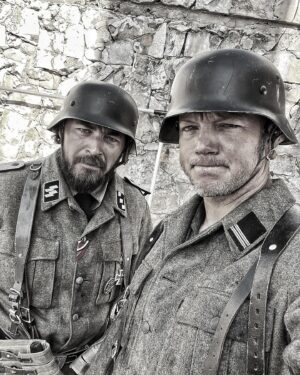 Matt Carriker Instagram - Found these old photos from WWII of two best friends that look just like @donutoperator and I. Uncanny. @corridordigital