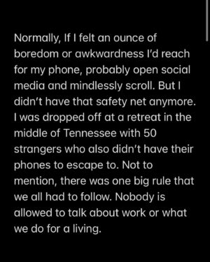 Matt Cutshall Instagram - My life changing experience. I hope this resonates with some of you who might need it ❤️ @experienceonsite