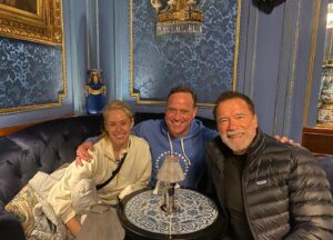 Matt Iseman Instagram - What an honor to be back in Vienna hosting the Austrian World Summit for @schwarzeneggerclimateaction  Amazing to meet the climate action leaders who will save the planet. Almost as cool as getting a bike tour from the Boss himself (no, we weren’t on a tandem bike). Thanks to man who is an absolute force of nature, @schwarzenegger .
