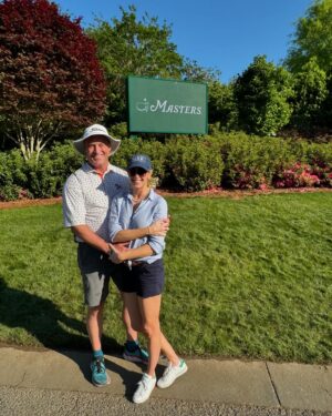 Matt Iseman Instagram - My first time @themasters and my first ever real Southern Drop-In!  My fiancée @barrister_belle & my soon to be mama-in-law @bigtallgal made it one hell of an epic weekend. And my blood type is now pimento cheese.