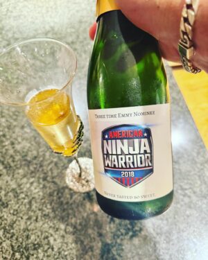 Matt Iseman Instagram - Thanks to all who donated to the @arthritisfoundation on #WorldArthritisDay!  To celebrate, I cracked a bottle of Ninja Bubbles, 2015 vintage. Nothing but the best!