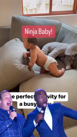 Matt Iseman Instagram - Sign this baby up for @ninjawarrior !!! Via @raisingremi21 #babyninja #ninjawarrior #homeobstaclecourse