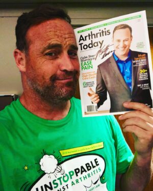 Matt Iseman Instagram - Today is #WorldArthritisDay! Help me raise much-needed funds for arthritis research by donating to the @ArthritisFoundation. This organization and cause mean a lot to me because I’m the poster boy for living with arthritis and know firsthand the challenges of dealing with a chronic illness. By supporting the Arthritis Foundation, you’re contributing to scientific research to provide better treatments for those with arthritis. I appreciate your support! Please donate at link in bio!