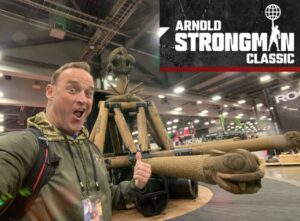 Matt Iseman Instagram - Hey Columbus, What is Good in Life? To crush the @arnoldsports Strongman Competition this Friday & Saturday and see the athletes driven in front of you pushing the WHEEL OF PAIN and hearing the lamentations of the crowd. I’m hosting with Strongman & wrestling legend, @themarkhenry. Krom will be there, will you?