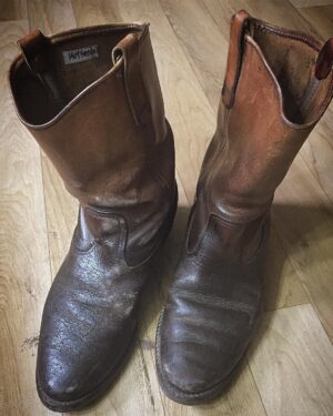 Matt Letscher Instagram - Been runnin’ my ass all over Mexico in these bad boys the last 7 months. Considering the man whose boots I had to fill, I think they did just fine. Better than fine. Always hard to say goodbye, but this time is tougher than usual. To an amazing cast and crew, I can’t thank you enough for your enthusiasm and care. I hope we did right by our subjects and story and look forward to everyone to seeing it this fall. Third time I’ve worked in Mexico and it never disappoints. The country and its people are forever beautiful. Gracias a todos.

#mexico 
#mexicocity 
#work
#netflix
#actorslife
