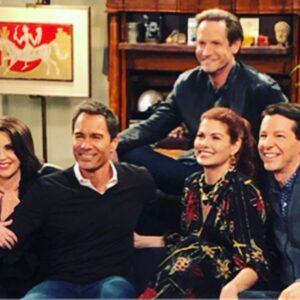 Matt Letscher Instagram - Two of these people know how to take a selfie. The other person is too geeked out that he got another chance to play with one of the great casts in TV history. Really, what a joy it is to watch these four do their thing. Congratulations on another incredible run and special thanks to @therealdebramessing for hitting me juuuust hard enough. @nbcwillandgrace
@eric_mccormack 
@seanhayes 
@meganomullally 
@maxmutchnick 
#KoMut
#willandgrace
