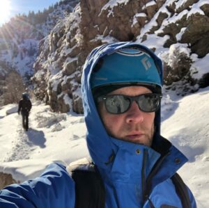 Matt Letscher Instagram - Amazing day with @_j_e_s_s_e_ near Golden, CO. Clear skies, crisp air, and prickly terrain equal happiness. If you’re looking to climb in the Denver area, check out @denvermountainguiding. They know their stuff.

#iceclimbing 
#colorado
#getoutside