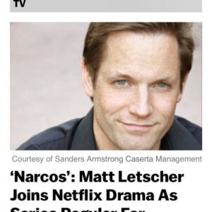 Matt Letscher Instagram - ICYMI: This is what’s happening now. I’m pretty stoked to be on this show with @diegoluna_  and @mvegapena. Stay tuned.

#Narcos
#netflix