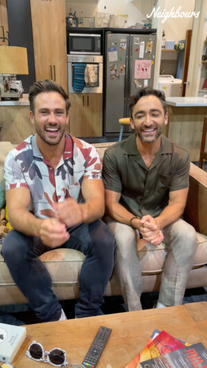Matt Wilson Instagram - He caused a whole world of chaos during his time in Erinsborough, but have we seen the last of Logan? Let's hear from the two Matts...