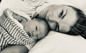 Matt Wright Instagram - Dusty Faith Wright 💞
Born 6.45am 18/11/22
3.69kg
@mattwright …
We’re so smitten & Banjo is stoked to be a big brother, especially because Dusty bought him a present 😂

Thank you to my beautiful Mads @madeleineungar for being are real life angel & birth partner once again. You, Matt & @drcatherinemills helped make my birth a dream 💭 💙