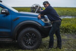 Matt Wright Instagram - Behind the scenes wrangling on @netflix Wild Croc Territory 🐊 with all the team @gshockoz @ariataus @otiseyewear @yokohamaaustralia @fordaustralia